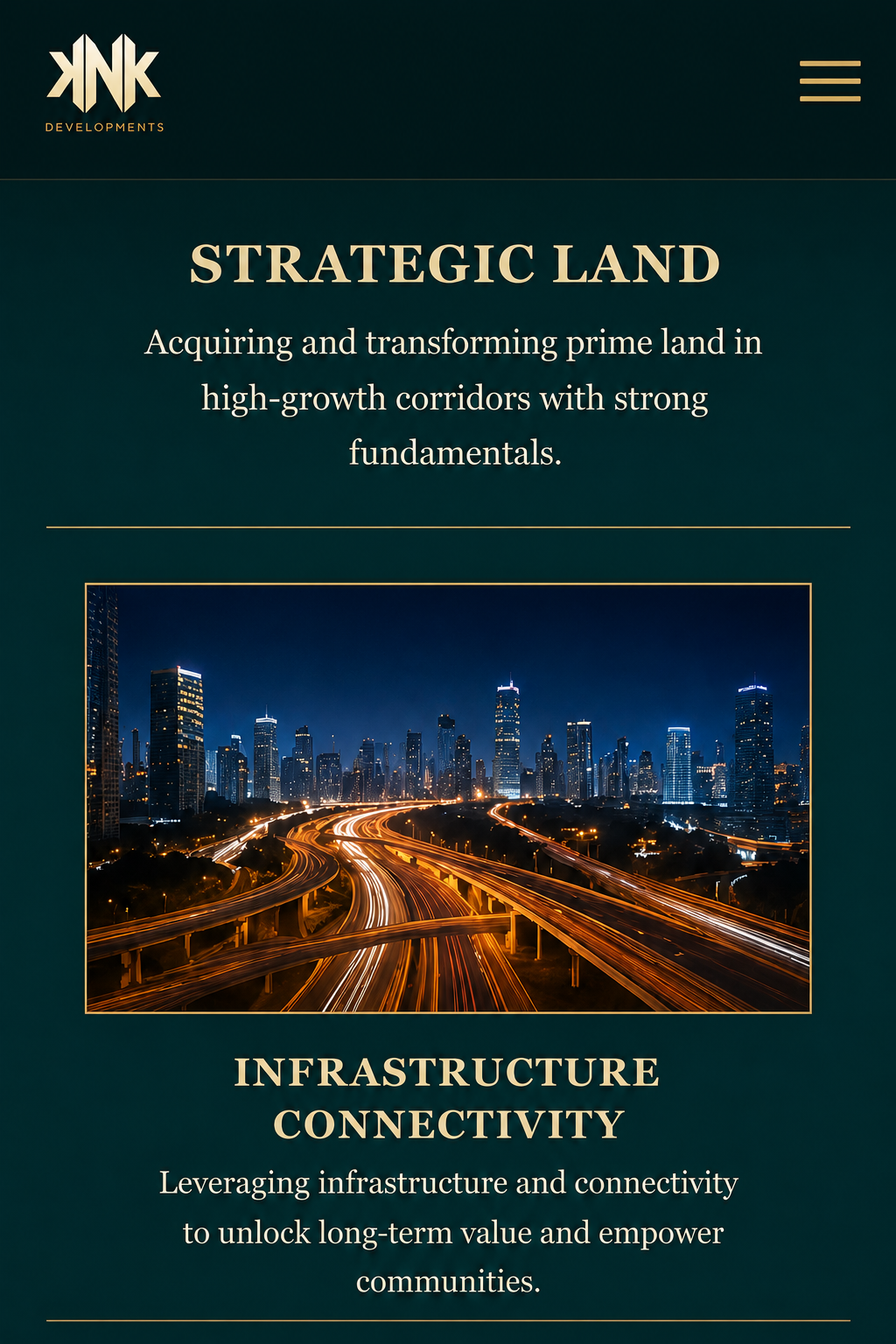 Infrastructure connectivity